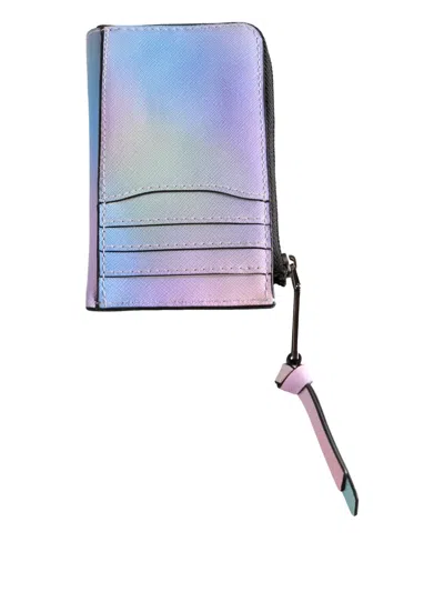 Marc Jacobs Utility Snapshot Airbrush Zip Cardholder In Multi