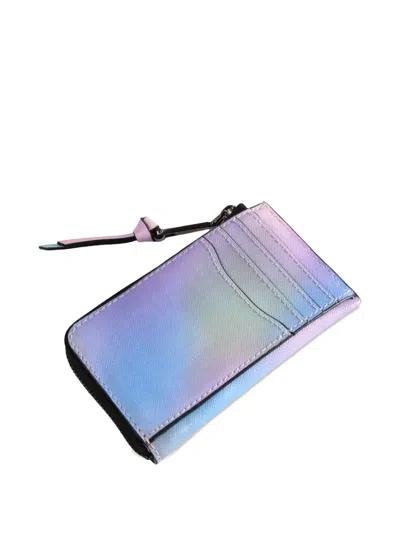 Marc Jacobs Utility Snapshot Airbrush Zip Cardholder In Multi