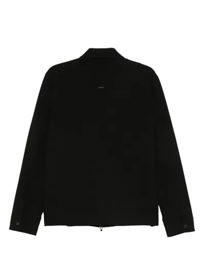 Antony Morato Flap-pocket Zip-up Jacket In Black