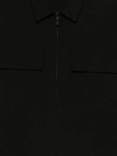 Antony Morato Flap-pocket Zip-up Jacket In Black