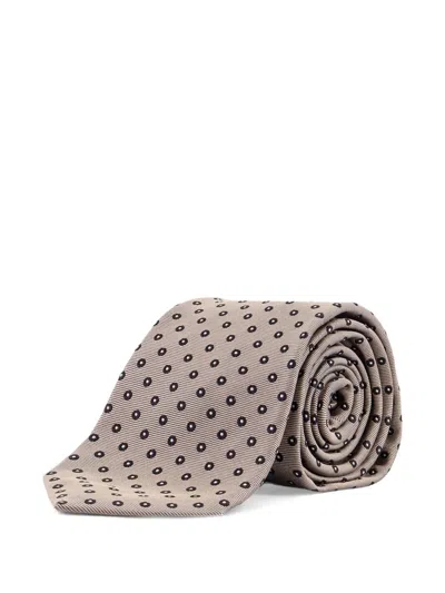波点图案领带
