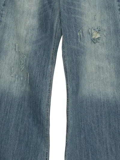 松紧裤腰牛仔裤