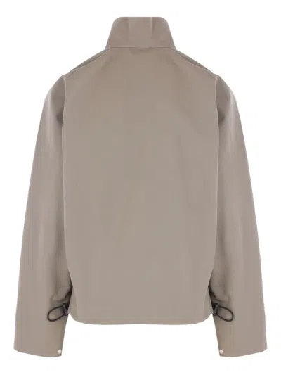 Meta Campania Collective Zip-fastening Cotton Jacket In Neutral