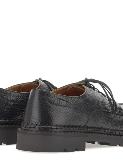 Alexander Hotto Hand-stitched Leather Lace-up Shoes In Black
