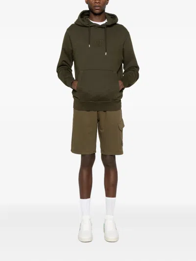C.p. Company Drawstring-waist Cargo-pocket Shorts In Brown