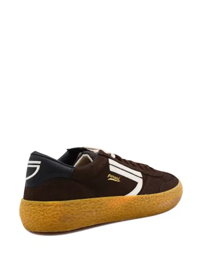 Puraai Logo-detail Sneakers In Brown