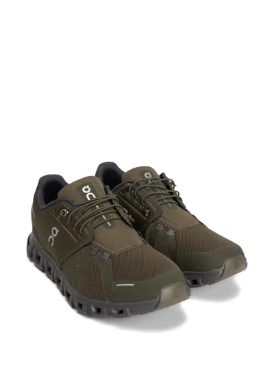 On Running Vibrant Green Sneakers With Streamlined Silhouette And Comfortable Sole In Green