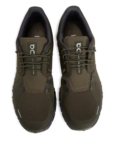 On Running Vibrant Green Sneakers With Streamlined Silhouette And Comfortable Sole In Green