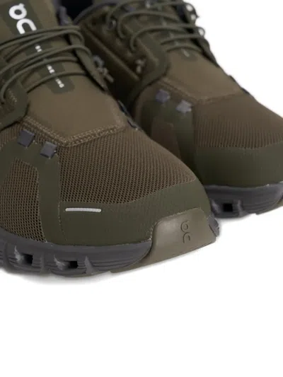 On Running Vibrant Green Sneakers With Streamlined Silhouette And Comfortable Sole In Green