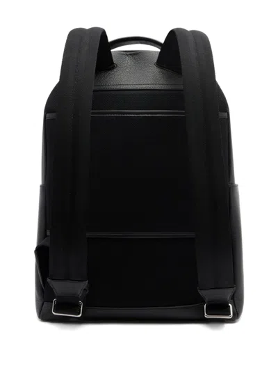 Bally Capitol Grained-leather Backpack In Black