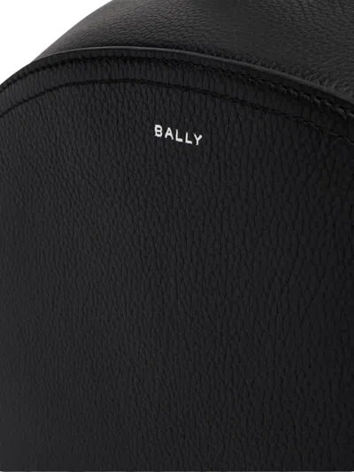 Bally Capitol Grained-leather Backpack In Black