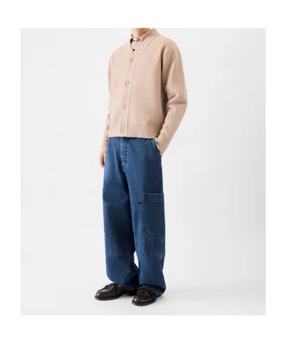 Jacquemus Cargo Jeans In Blue