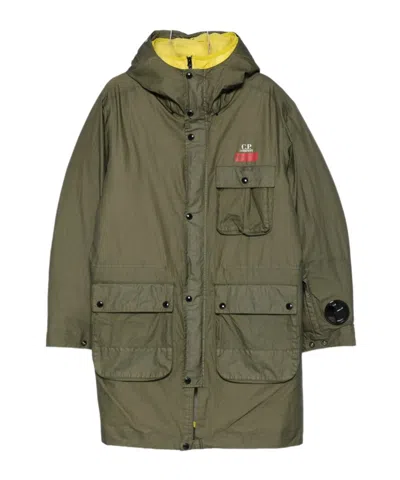 C.p. Company Long-sleeved Casual Jacket In Green