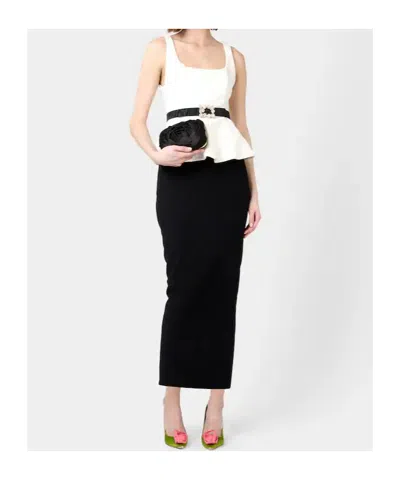 Roger Vivier Vivier Rose Pouch In Raso In Black