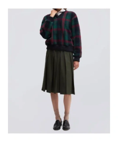 Aspesi Checkered Sweater In Multi