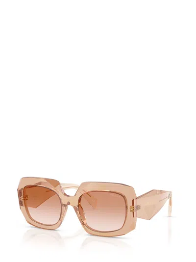Prada Rectangle Sunglasses In Brown