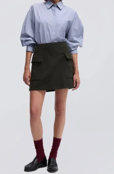 Aspesi Cotton Pinpoint Masculine Shirt In Blue