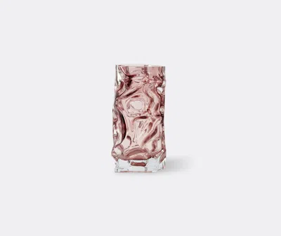 Polspotten Textured Glass Vase In Pink