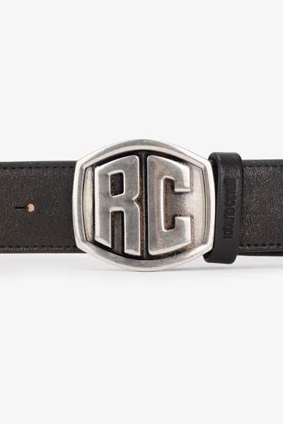 Roberto Cavalli Belt With Stones And Studs In Brown