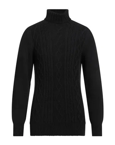 Become Man Turtleneck Black Size 42 Acrylic, Polyester In Black