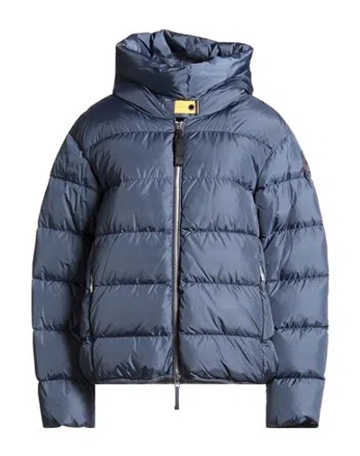 Parajumpers Woman Puffer Midnight Blue Size L Polyamide In Blue