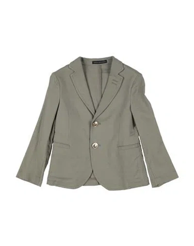 Daniele Alessandrini Toddler Boy Blazer Sage Green Size 4 Linen, Viscose In Green