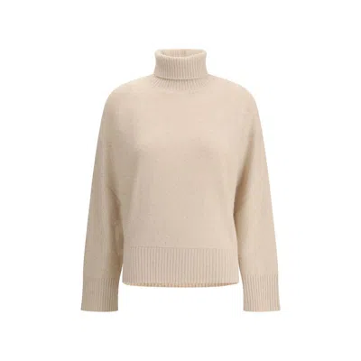 Fabiana Filippi Sequin-embellished Turtleneck Sweater In Neutral