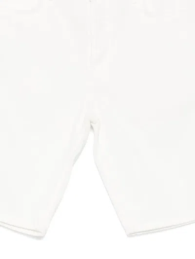 Superdry Cotton Denim Shorts In White