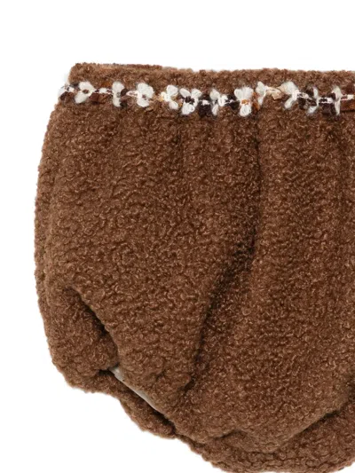 Alapage Trim-detail Bloomers In Brown