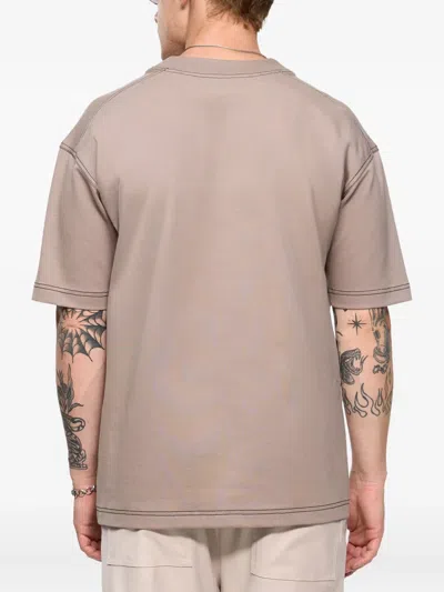 Hamza Khan T-shirt In Neutral
