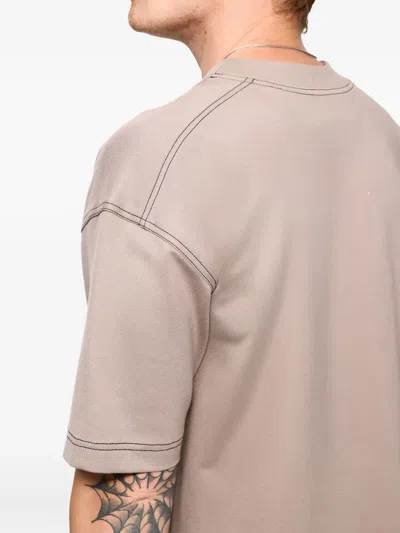 Hamza Khan T-shirt In Neutral