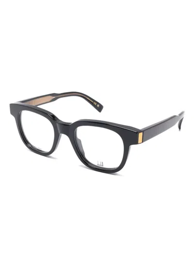 Dunhill Square-frame Glasses In Orange