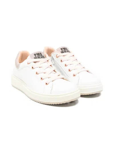 Primigi Glitter-panel Sneakers In White