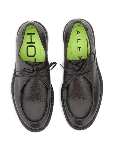 Alexander Hotto Tumbled Hand-stitched Derby Shoes In Brown