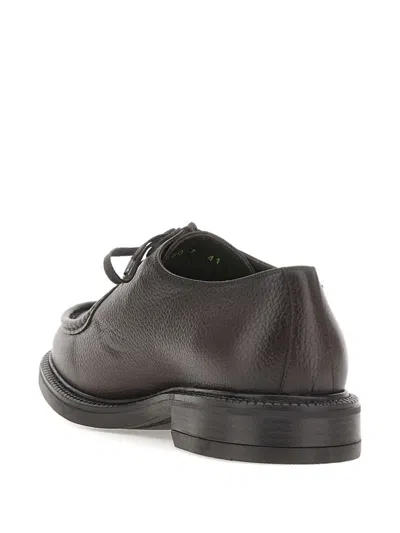 Alexander Hotto Tumbled Hand-stitched Derby Shoes In Brown
