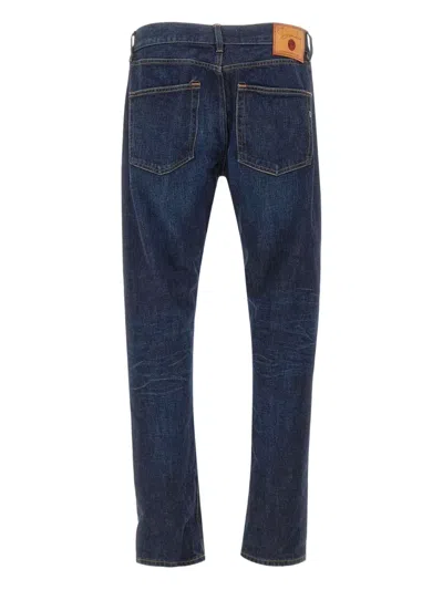 Dondup Five-pocket Logo-detail Jeans In Blue