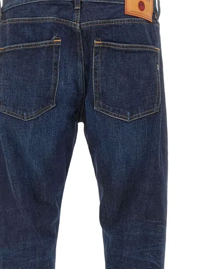 Dondup Five-pocket Logo-detail Jeans In Blue