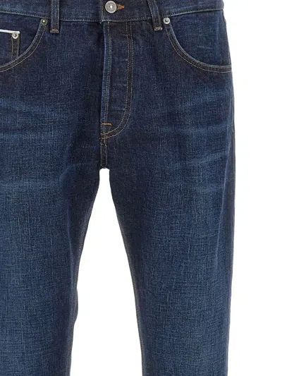 Dondup Five-pocket Logo-detail Jeans In Blue
