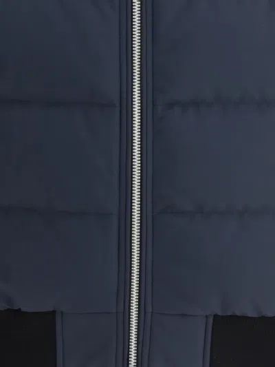 Moose Knuckles Cloud Detachable-hood Shell-down Jacket Navy In Blue