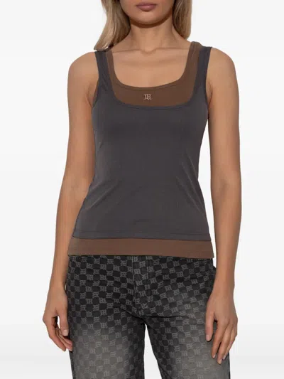 Misbhv Embroidered Layered Top In Multi