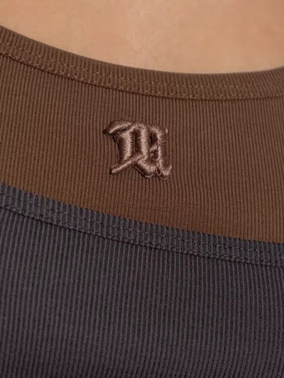 Misbhv Embroidered Layered Top In Multi