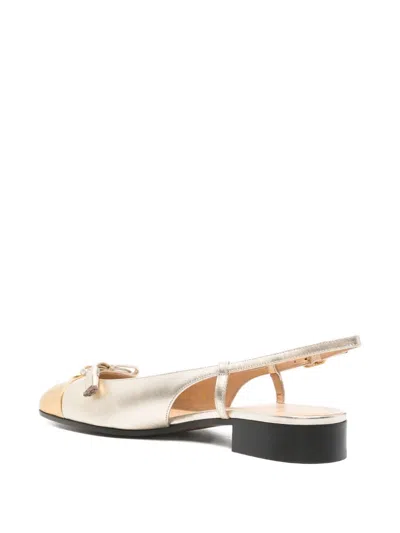 Valentino Valet Du Roi Leather Slingback Ballerina Flat In Multi