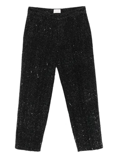 Craig Green Straight-leg Bouclé Trousers In Black