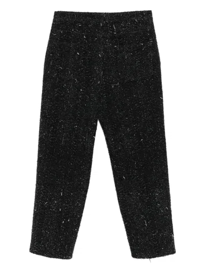 Craig Green Straight-leg Bouclé Trousers In Black