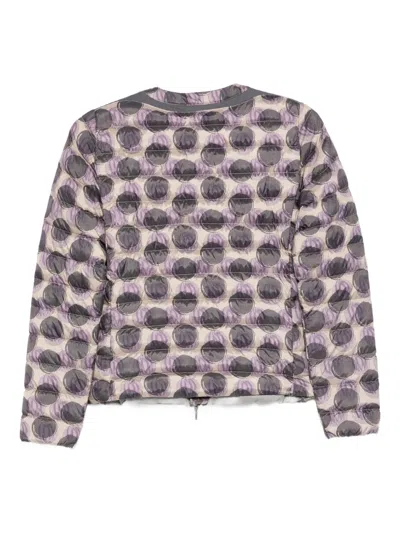 图案印花蓬松夹克