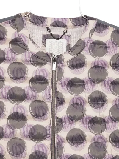 图案印花蓬松夹克