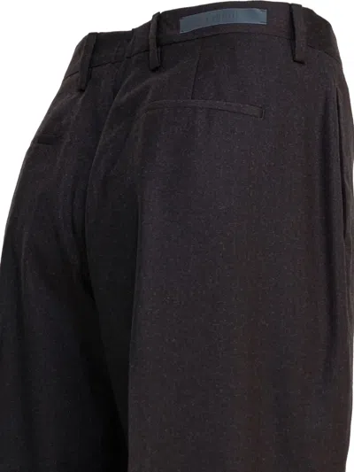 Briglia 1949 Wool Cashmere Trousers In Brown