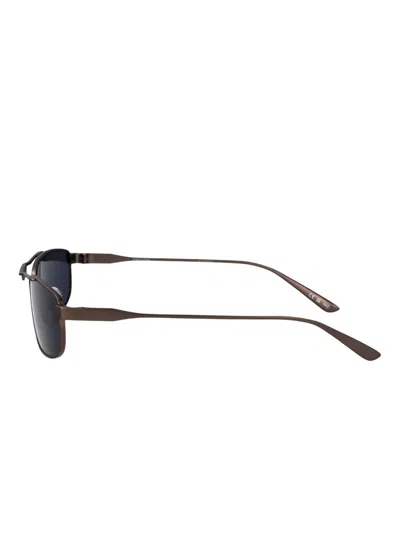 Balenciaga Eyewear Rectangular Frame Sunglasses In Brown