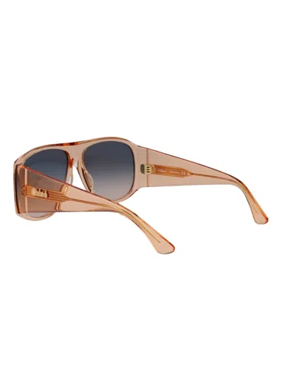 Chloé Round-frames Sunglasses In Multi