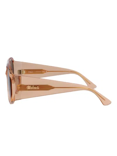 Chloé Round-frames Sunglasses In Multi